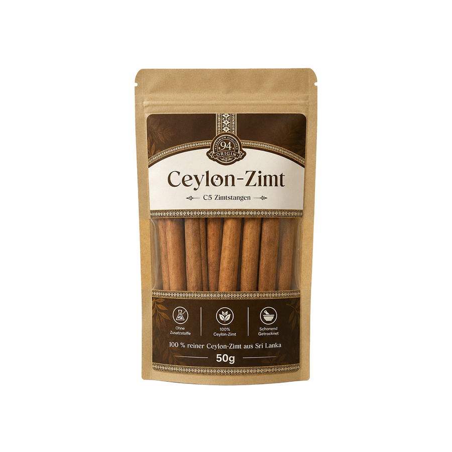 Ceylon Zimtstangen C5 – Vorderseite